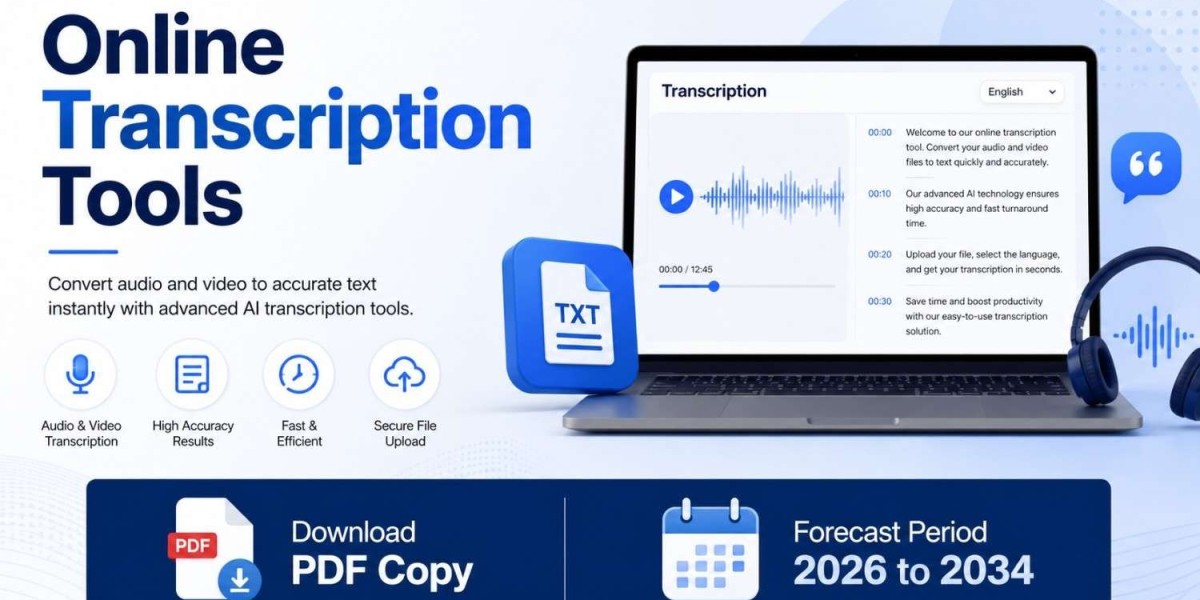 Online Transcription Tools Market Analysis 2034: Global Industry Growth and Future Scope