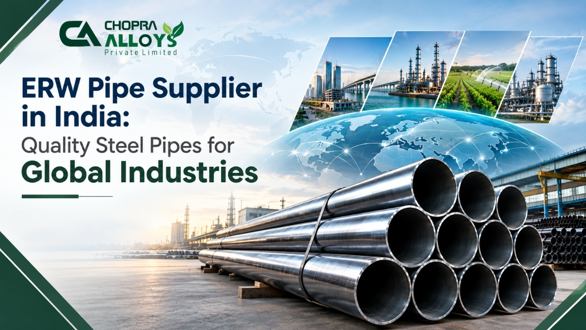 ERW Pipe Supplier in India: Quality Steel Pipes for Global Industries
